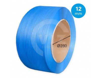 PP Band blauw 12mm/0.55mm/2500m K280 Omsnoeringen