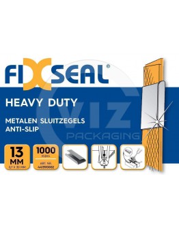 Metalen sluitzegels FIXSEAL Heavy duty KO 13mm, 1000st.