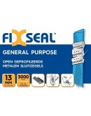 Metalen sluitzegels FIXSEAL open geprofileerd 13mm, 3000st. Omsnoeringen
