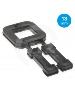 FIXCLIP plastic buckles black 13mm black, 1000pcs