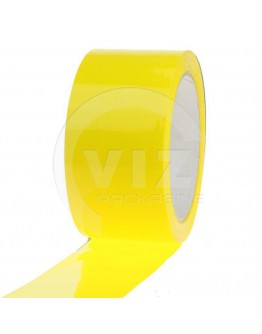PP acrylic tape 50mm/66m Yellow Low-noise