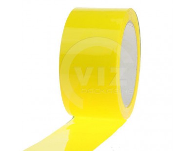 PP acrylic tape 50mm/66m Yellow Low-noise Tape