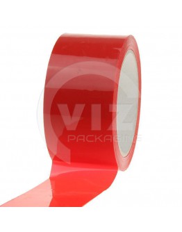 PP acryl tape 50mm/66m RED Low-noise