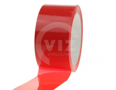 PP acryl tape 50mm/66m Rood Low-noise Tape