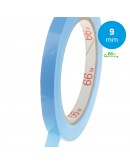 PVC Solvent Tape Bleu 9mm for bag sealer Tape