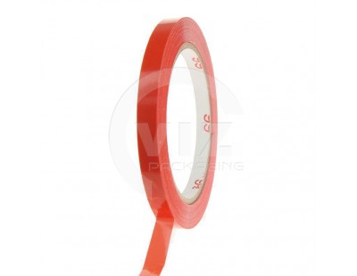 PVC solvent tape rood 9mm voor zakkensluiter Tape