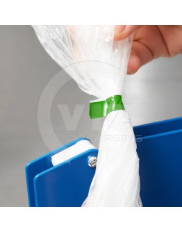 PVC solvent tape groen 9mm voor zakkensluiter
