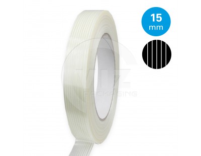 Filament tape 15mm/50m Lengte versterkt Tape