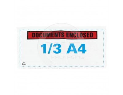 Packing list "Documents enclosed" DL 1/3-A4 225x122mm 1000 pcs Labels