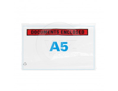 Documenthoezen "Documents enclosed " A5 225x165mm 1.000 stuks Etiketten en signalering