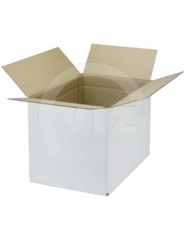 Cardboard box M2 Fefco-0201 white 290x190x240mm