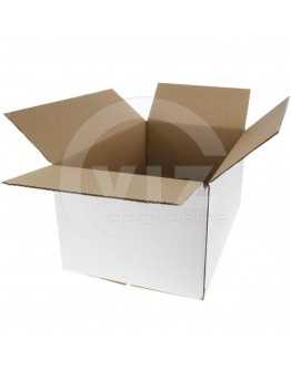 Cardboard box M1 Fefco-0201 white 290x190x150mm