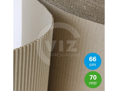 Currugated cardboard roll 66cm/70m Cardboars, Boxes & Paper