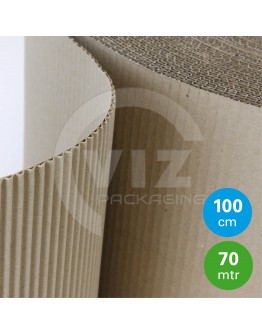 Currugated paper roll 100cm/70m