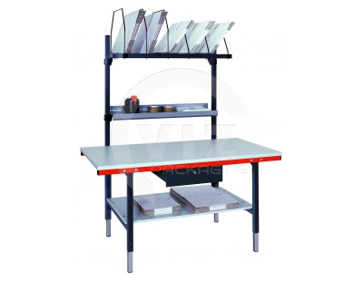 Packstation complete System 1600 - 160 x 80 cm  (Hüdig + Rocholz) Packing tables
