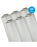 Hand stretch film white 20µ / 50cm / 300m Stretch film rolls