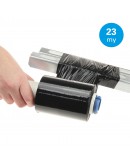 Mini-stretch film rolls black 23µm / 100mm / 150m Stretch film rolls