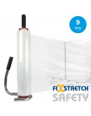 Hand stretch film Fixstretch Safety 9µ / 45cm / 300m Stretch film rolls