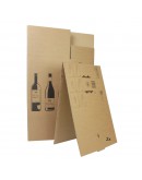 Wine shipping box sendproof for 6 bottles 305x212x368mm Wine shipping boxes