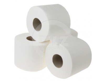 Toiletpaper FIX-HYGIËNE traditiona cellulose, 400 sheets per rol - 40 rolls Hygiene paper