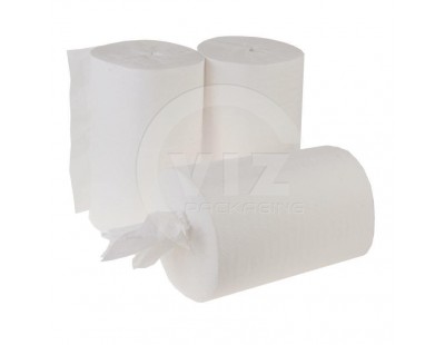 Towel paper rolls  FIX-HYGIËNE Mini coreless cellulose, 120m - 12 rolls Hygiene paper