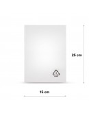 Plastic zakken 15x25cm vlak transparant LDPE 50my - 1000x PE Folie & Krimpfolie