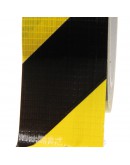 Floor marking tape DUCT yellow/black 50mm/33m Tape
