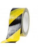 Floor marking tape DUCT yellow/black 50mm/33m Tape
