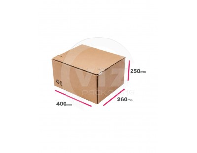 Ecomm-9 shipping box Autolock - 400x260x250mm Shipping cartons