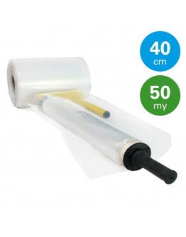Tube film roll 50µ, 40cm x 680m