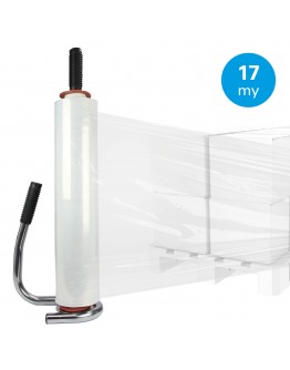 Stretchfolie handrollen 17my / 50cm / 300m