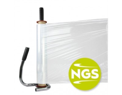 Handwikkelfolie New Generation 9µ / 45cm / 300mtr transparant Stretchfolien