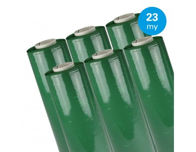 Hand stretch film Green 23µ / 50cm / 300m Stretch film rolls