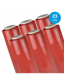 Hand stretch film red 23µ / 50cm / 270m