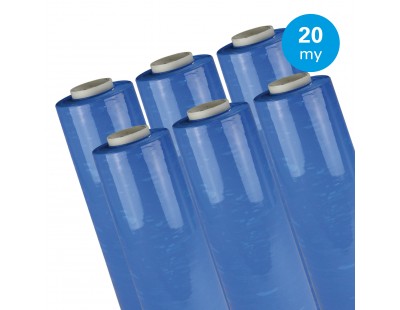 Handstretchfolie blau 20µ / 50cm / 300m Stretchfolien
