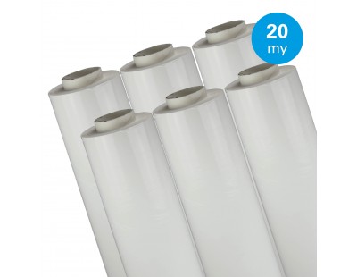 Handstretchfolie Weiss 20µ / 50cm / 300m Stretchfolien