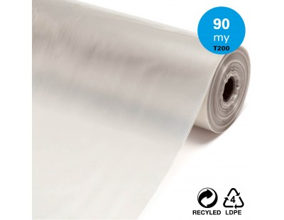 Abdeckfolie transparent 6x50m / 90µm PE Folien