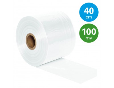 Tube film 100µ, 40cm x 336m roll Tubulair film