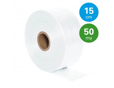 Tube film role 50µ, 15cm x 1440m roll Tubulair film