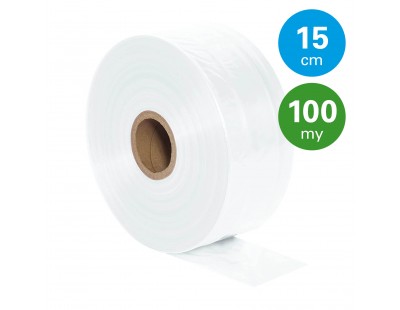 Schlauchfolie 100µ, 15cm x 720m Schlaugfolie