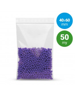 Grip seal bags 40 x 60 mm standard 
