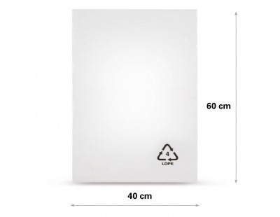 Flachbeutel LDPE, 40x60cm, 25my - 1000x PE Folien