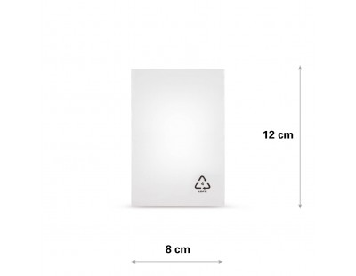 Flat poly bags LDPE, 08x12cm, 50my PE Film 