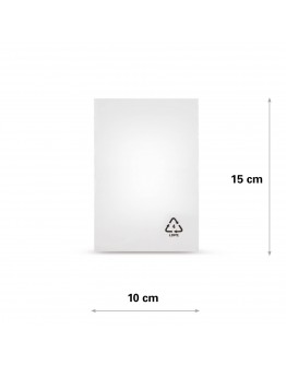 Flat poly bags LDPE, 10x15cm, 50my 