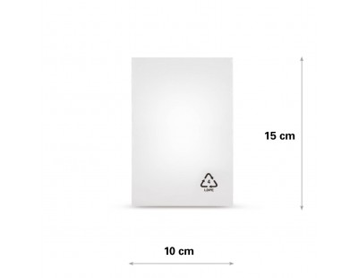 Flachbeutel LDPE 10x15cm, 50my PE Folien