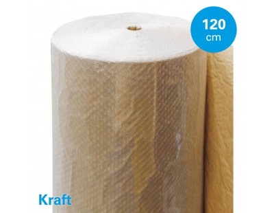 Luftpolsterfolie Kraftpapier 120cm x 100mtr Schutzmaterialien