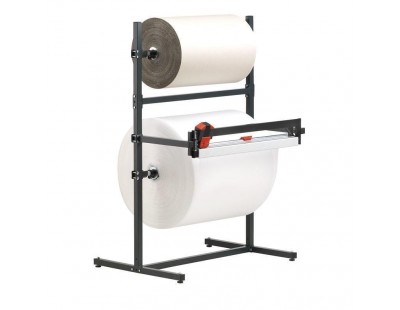 Schneidständer H+R 75cm für 2 Rollen, mit 1 Messer Spendern und Abroller