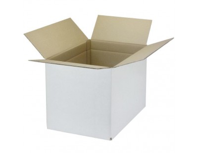 Vouwdoos WIT DG-BE, 385x285x300mm - extra rillijn (Module doos M4) Karton, Dozen & Papier