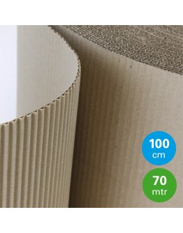Golfkarton rol, 100cm x 70mtr