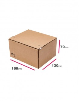 Ecomm-1 verzenddoos autolock - 169x130x70mm